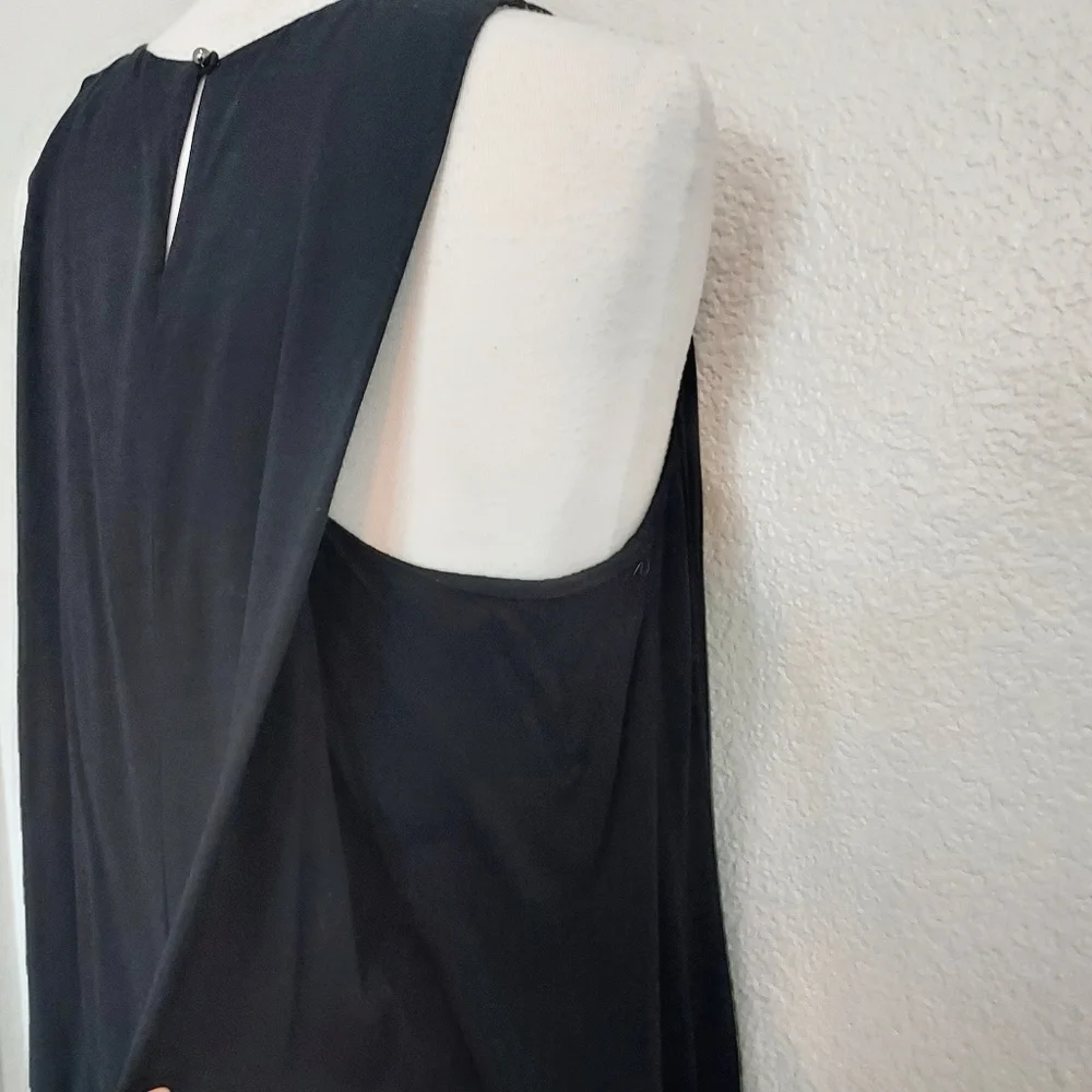 Bella Lux Black Comfy Tent Dress Size Large - Picture 10 of 13